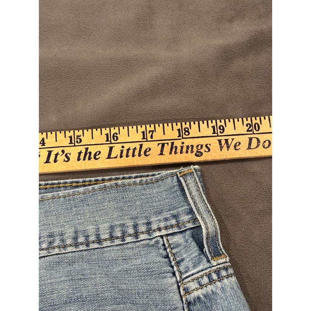 Levis 569 Loose Straight Leg Jeans Mens 38x32 Light Wash Denim Blue - Picture 3 of 8